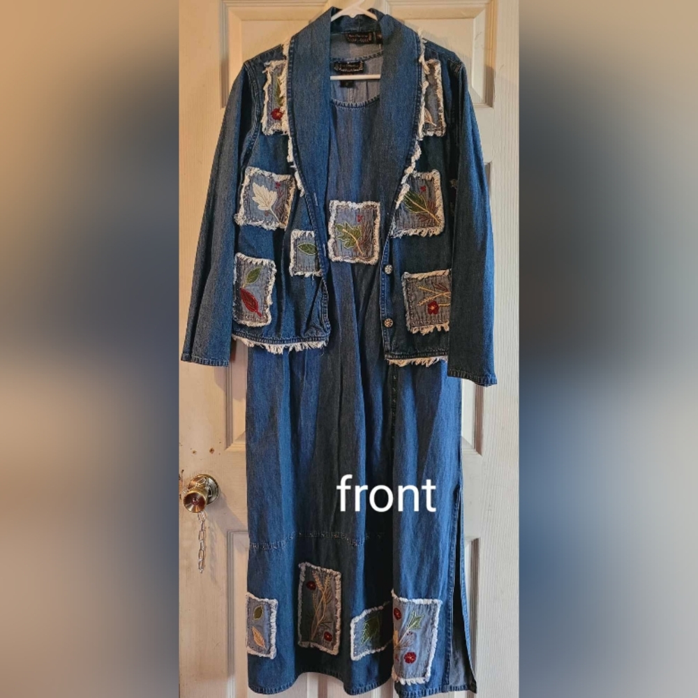 Blue denim Med dress